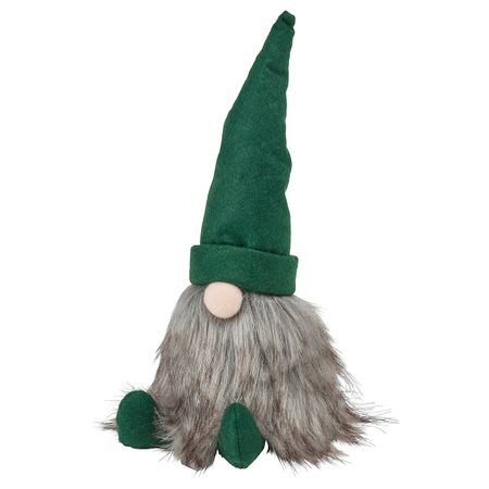 Украшение, конусообразный/Санта Клаус серый/зеленый 28 см IKEA VINTER 2021 ВИНТЕР 2021 904.952.28