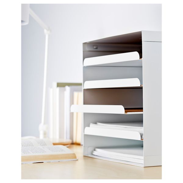 Лоток для корреспонденции, белый IKEA KVISSLE КВИССЛЕ 903.764.33 - фото 2