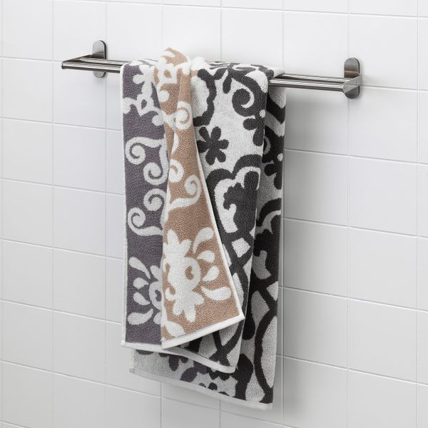 Банное полотенце, разноцветный 70x140 см IKEA BLÄDJAN БЛЭДЬЕН 303.704.10 - схема-чертеж с размерами