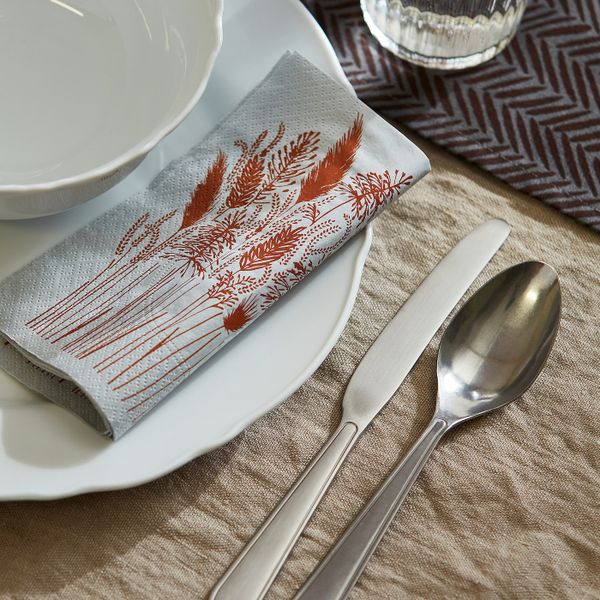 Салфетка бумажная, серый 33x33 см IKEA HÖSTKVÄLL ХЁСТКВЭЛЛ 804.975.29 - схема-чертеж с размерами