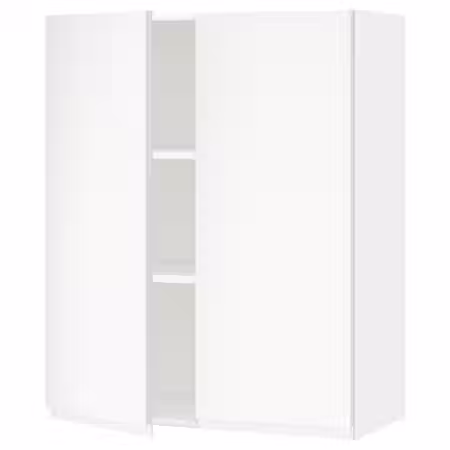 METOD Навесной шкаф с полками/2дверцы