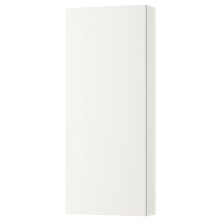 Навесной шкаф с 1 дверцей, 40x14x96 см, белый IKEA GODMORGON ГОДМОРГОН 402.810.98