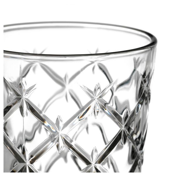 Стакан ФЛИМРА, прозрачное стекло, с рисунком (28 сл) - фото 4