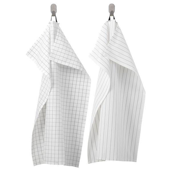 Полотенце кухонное, белый 50x70 см IKEA ИКЕА/365+ 903.790.35 - схема-чертеж с размерами