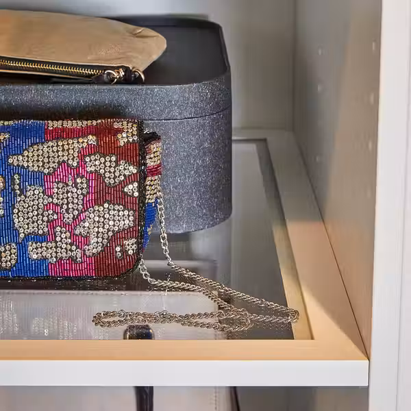 KOMPLEMENT Полка стеклянная - белый 100x58 см - фото 3