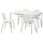 Стол и 4 стула, глянцевый белый/белый 135 см IKEA TORSBY ТОРСБИ / LEIFARNE ЛЕЙФ-АРНЕ 092.297.86