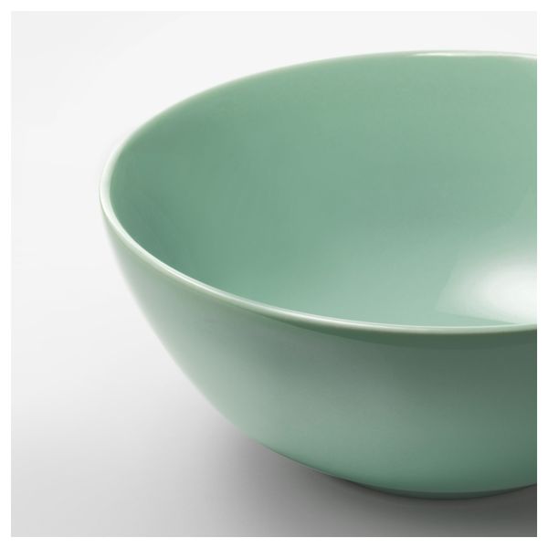 Миска ФЭРГРИК, фаянс, светло-зеленый (16 см) - фото 3