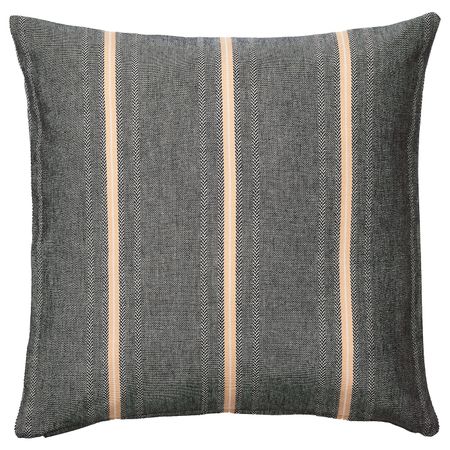 Чехол на подушку, черный-бежевый 50x50 см IKEA STORTIMJAN СТОРТИМЬЯН 105.069.66