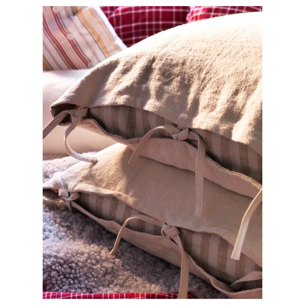 Чехол на подушку УРСУЛА, бежевый (65x65 см) - схема-чертеж с размерами