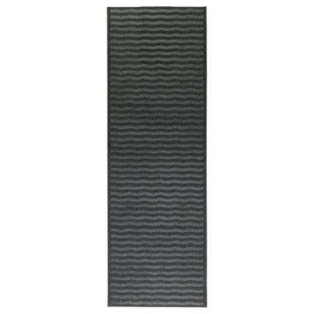 Ковер, безворсовый ЛИНЭС, темно-серый (65x198 см)