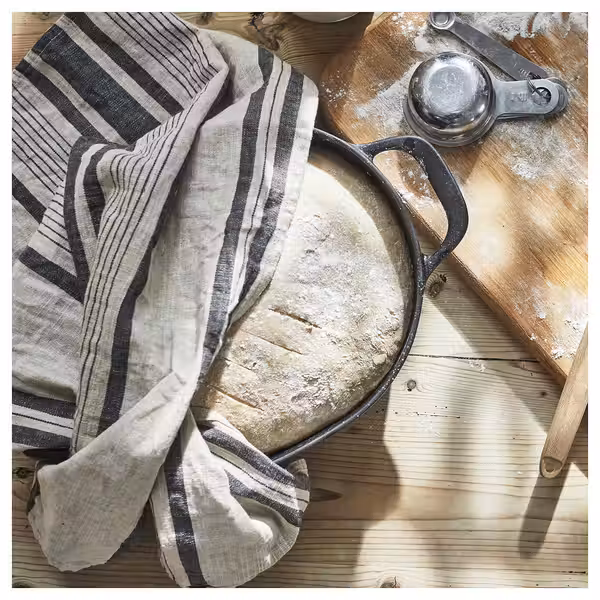 VARDAGEN Казан с крышкой - эмалированный чугун матовая поверхность/чёрный 6.5 л - фото 8