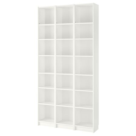Стеллаж, белый 120x28x237 см IKEA BILLY БИЛЛИ 792.439.82