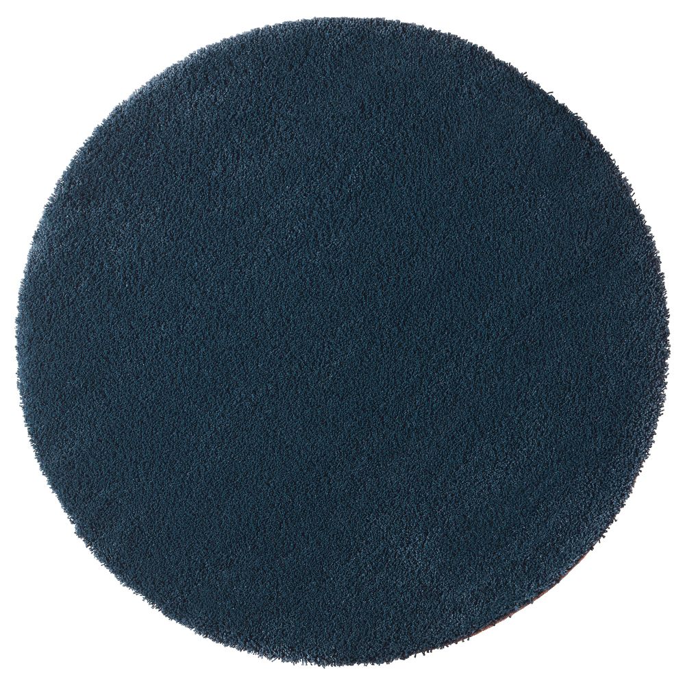 Ковер, длинный ворс ОДУМ, темно-синий (130 см) - фото 1