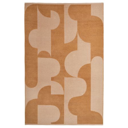 Ковер безворсовый, светло-коричневый 133x195 см IKEA RÖDASK РЁДАСК 304.876.22