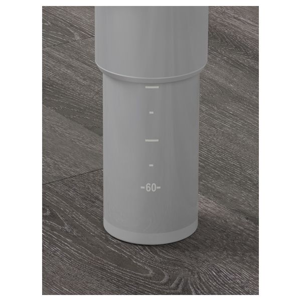 Регулирующаяся ножка ОЛОВ, серебристый - схема-чертеж с размерами