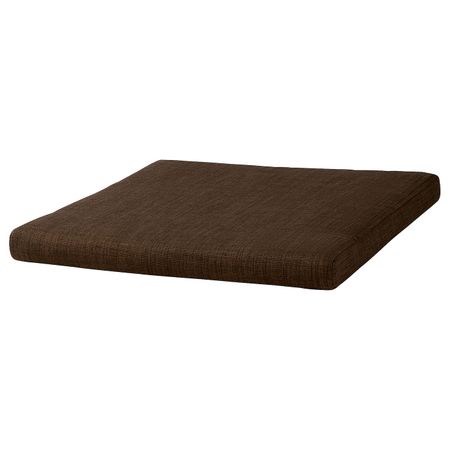 Подушка-сиденье на табурет для ног, Шифтебу коричневый IKEA POÄNG ПОЭНГ 004.388.07