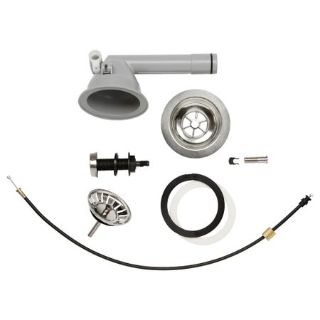 Механизм для сифона АТЛАНТ, цвет нержавеющей стали