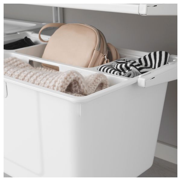 Настенная шина, полка, тройной крючок АЛЬГОТ, белый (212x41x199 см) - фото 3