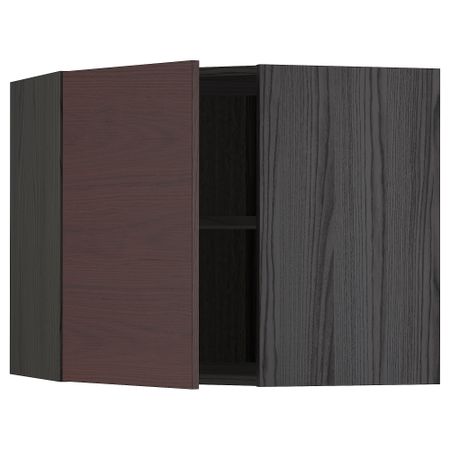 Угловой навесной шкаф с полками, 68x60 cm IKEA METOD МЕТОД 793.354.63