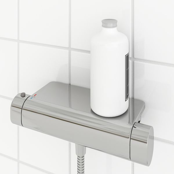 Термостатический смеситель для душа, хромированный 150 мм IKEA BROGRUND БРОГРУНД 903.472.28 - фото 3