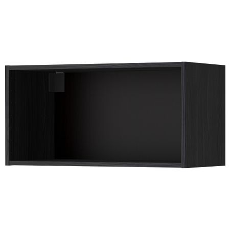 Каркас навесного шкафа, под дерево черный, 80x37x40 см IKEA METOD МЕТОД 002.055.44