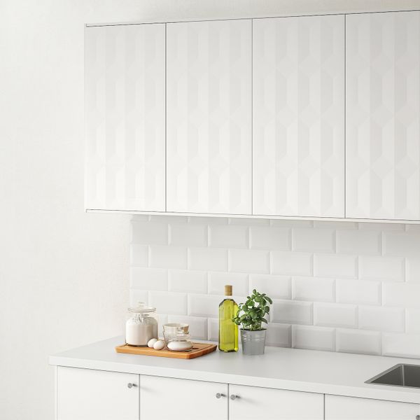 Дверь, белый, 60x80 см IKEA ГЭРРЕСТАД 203.988.05 - схема-чертеж с размерами