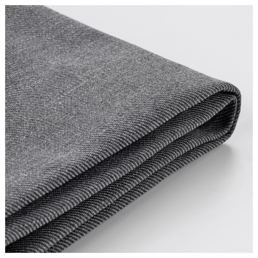 Чехол на табурет для ног ЭКТОРП, Нордвалла темно-серый - фото 1