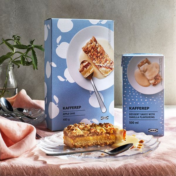 Пирог яблочный, 485 гр IKEA KAFFEREP 404.492.72 - схема-чертеж с размерами