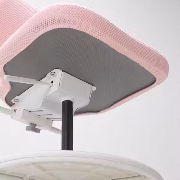 VIMUND Детский стул д/письменного стола - светло-розовый - схема-чертеж с размерами