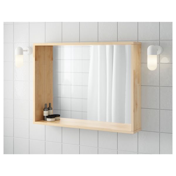 Зеркало МОЛЬГЕР, береза (80x60 см) - фото 2