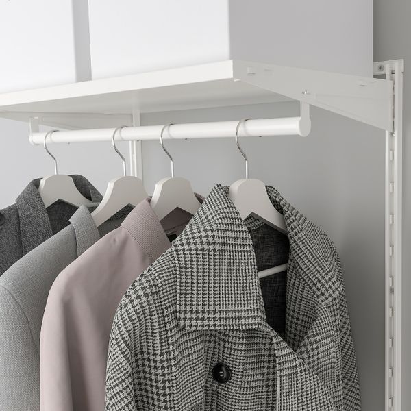 Гардероб, комбинация, белый 62x40x201 см IKEA BOAXEL БОАКСЕЛЬ 594.656.05 - фото 2