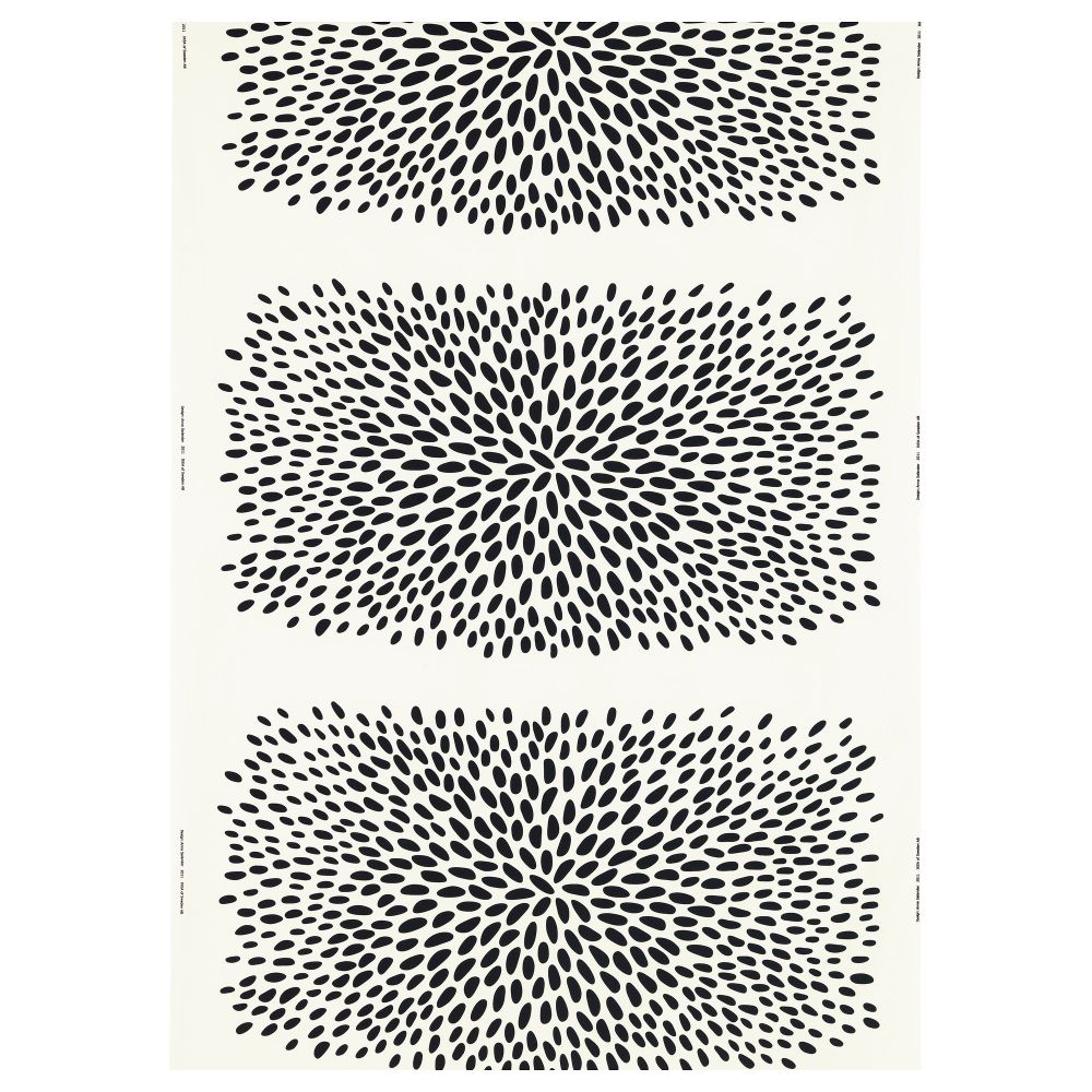 Ткань ТРОДКЛЁВЕР, белый, черный (150 см) - схема-чертеж с размерами