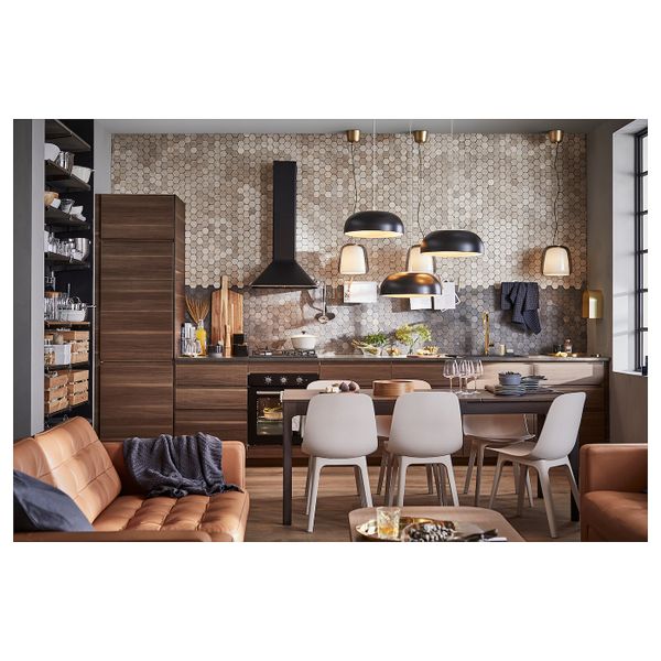 Стул, белый, бежевый IKEA ODGER ОДГЕР 203.599.98 - фото 2