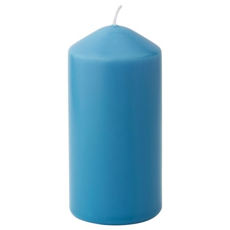 Неароматическая свеча формовая ДАГЛИГЕН, синий (14 см)
