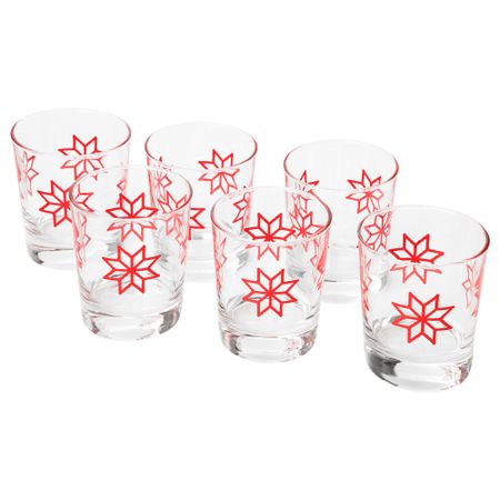 Стакан ВИНТЕР 2017, с рисунком, красный (23 сл)