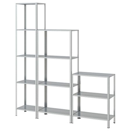 Стеллаж для дома, сада, 160x27x74-183 см IKEA HYLLIS ХИЛЛИС 994.015.55