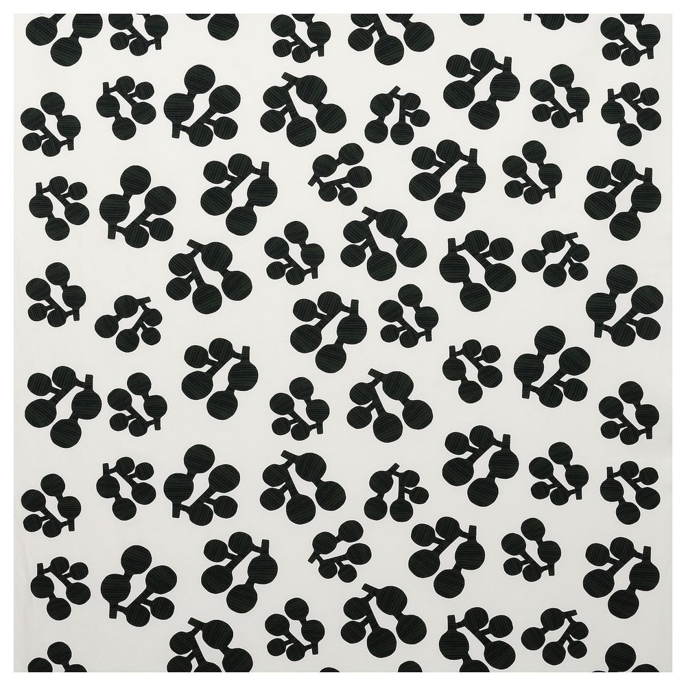 Ткань, белый, черный темно-зеленый 150 см IKEA KORALLOXBÄR КОРАЛЛОКСБЭР 305.070.93 - фото 1