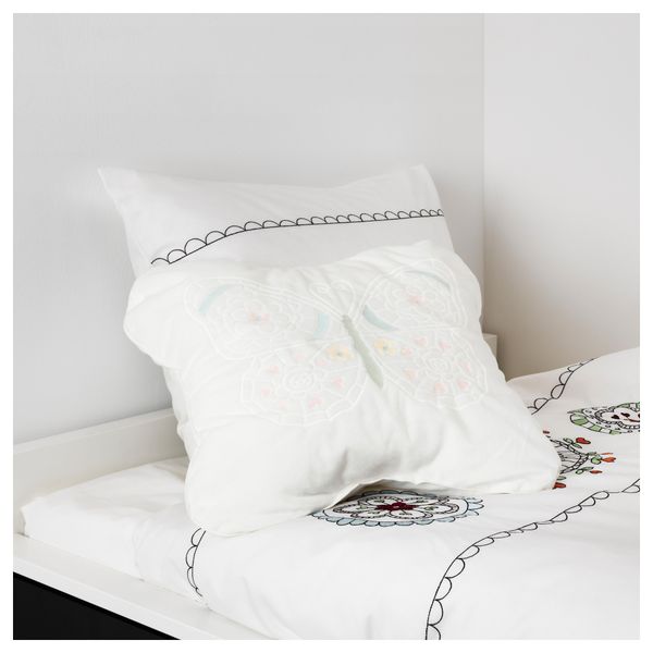 Подушка ВЭНСКАПЛИГ, белый (40x45 см) - схема-чертеж с размерами