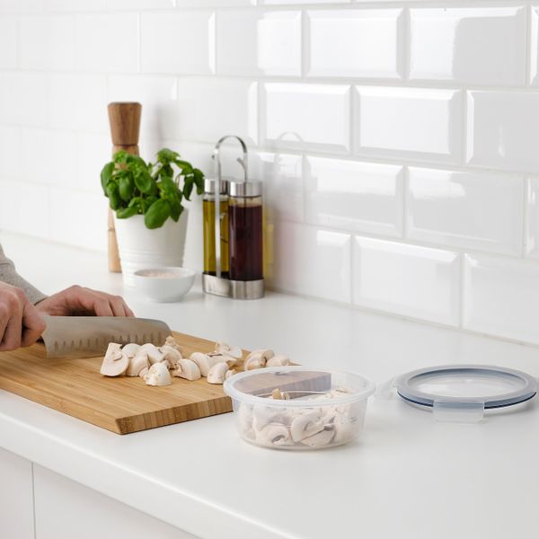 Контейнер для продуктов, круглой формы/пластик 450 мл IKEA IKEA 365+ ИКЕА/365+ 303.591.44 - фото 2