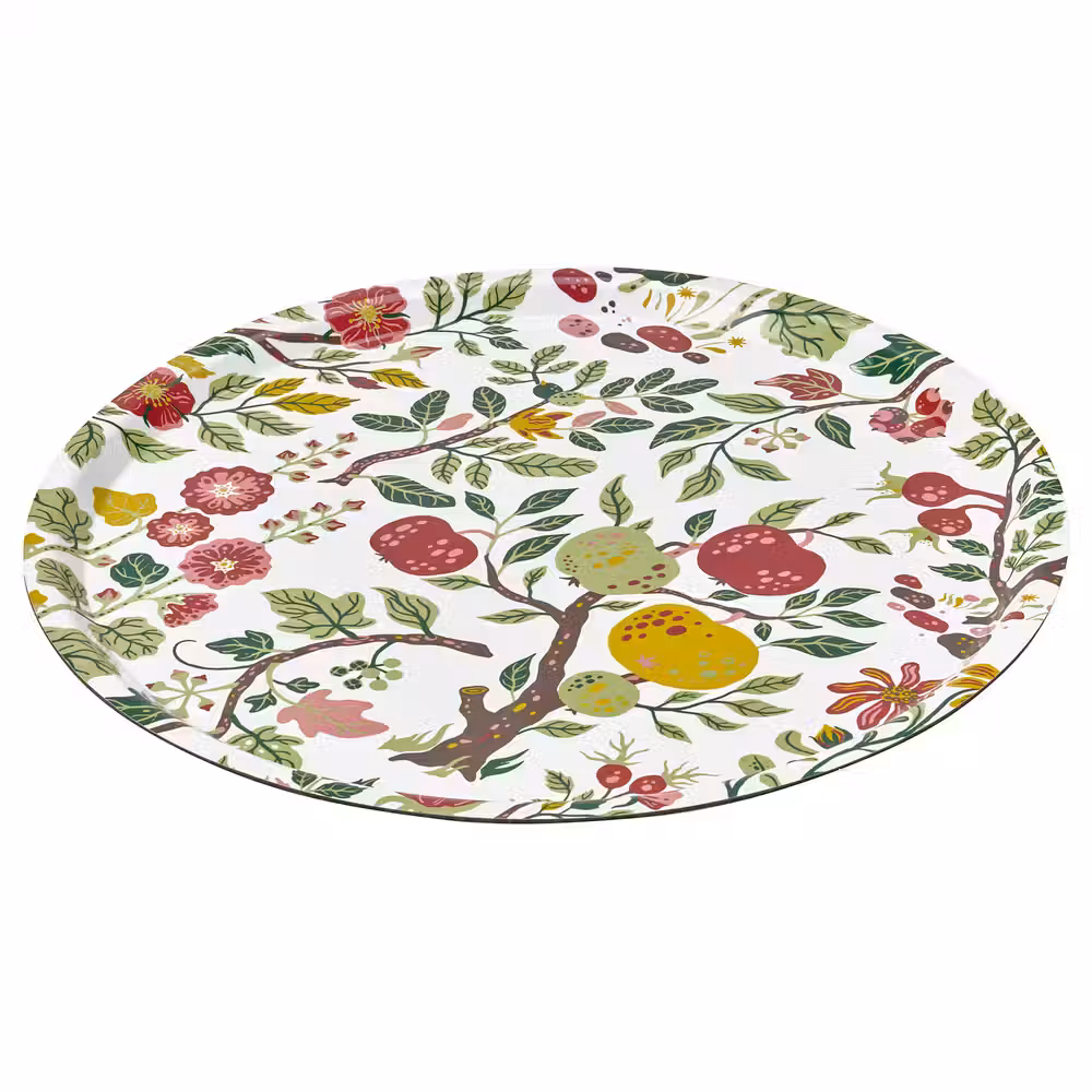 HAVSBRAXEN ХАВСБРАКСЕН Поднос - с рисунком разноцветный 43 см - фото 1