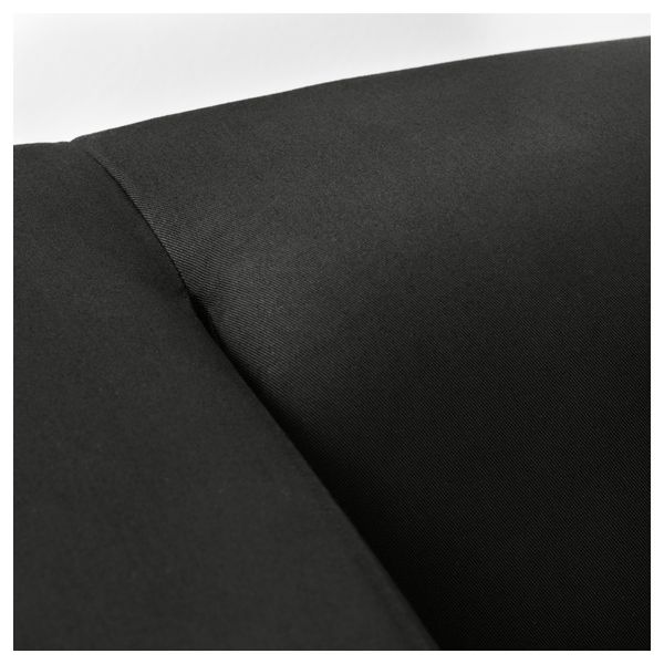 Диван 2-местный КЛИППАН, Гранон черный - схема-чертеж с размерами