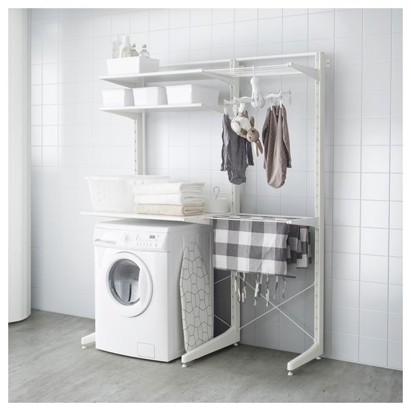 Стойка, ножка, сушилка АЛЬГОТ, белый (152x67x194 см) - фото 1