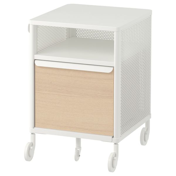 Модуль на колесах, сетка белый 41x61 см IKEA BEKANT БЕКАНТ 392.824.28 - фото 1
