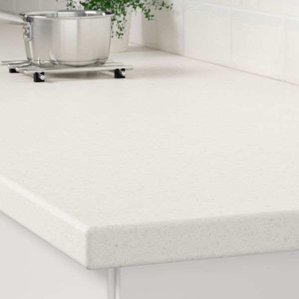 Столешница под заказ, светло-бежевый под минерал/акрил 1 м²x4 см IKEA LAXNE ЛАКСНЕ 004.538.74 - схема-чертеж с размерами