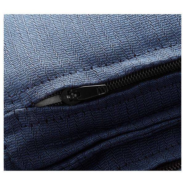 Кресло ПОЭНГ, дубовый шпон, Эдум темно-синий - фото 4