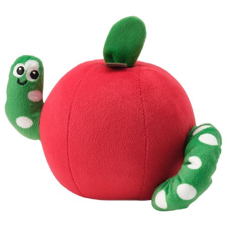 SANDBI Музыкальная игрушка - яблоко и червяк красный/зеленый