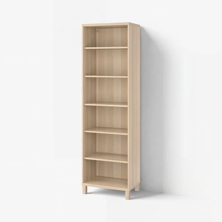 BESTÅ Шкаф - под беленый дуб 60x40x202 см