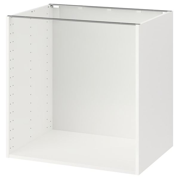 METOD Напольный шкаф - белый 80x60x80 см - схема-чертеж с размерами