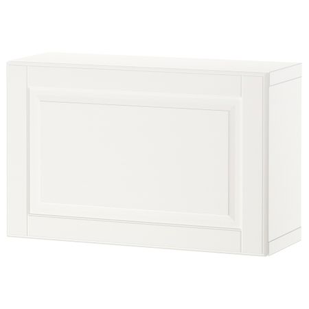Стеллаж с дверью, белый, Smeviken белый, 60x22x38 см IKEA BESTÅ БЕСТО 094.249.62