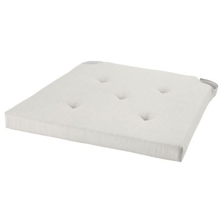 Подушка на стул, неокрашенный 42/35x40x4 см IKEA JUSTINA ЮСТИНА 903.557.46